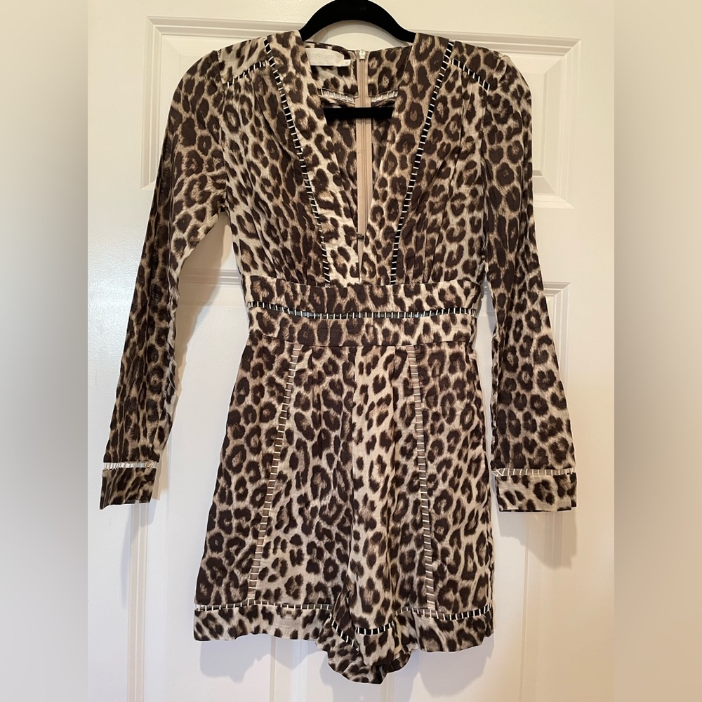 Zimmerman Leopard jumpsuit - size 0